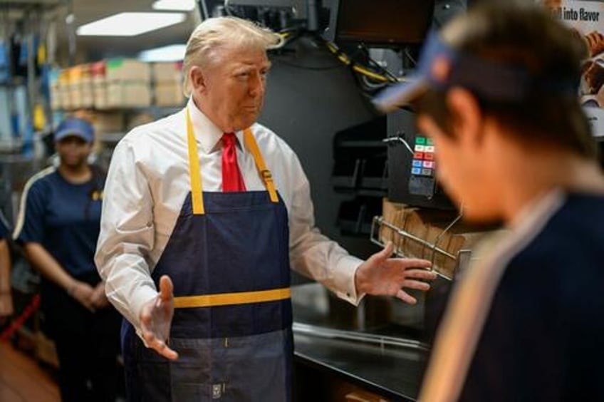 Trump at McDonald's