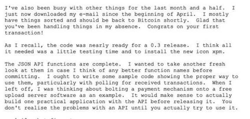 the new satoshi emails 120 pages detailing work on bitcoin