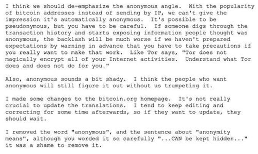 the new satoshi emails 120 pages detailing work on bitcoin