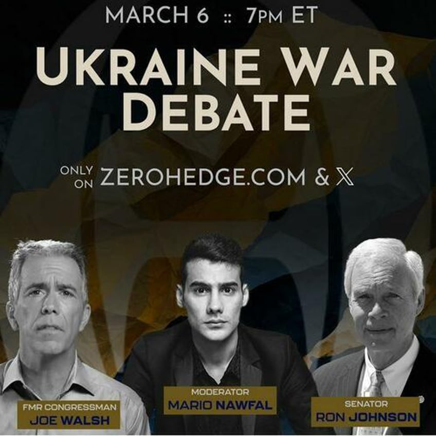 the next zerohedge live debate sen ron johnson and joe walsh face off over the ukraine war