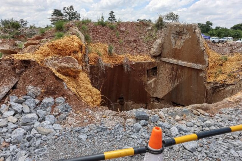 The disused underground galleries attract clandestine workers from across southern Africa,