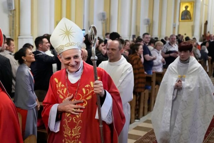 the popes ukraine peace envoy heads to washington with the plight of children top of his agenda