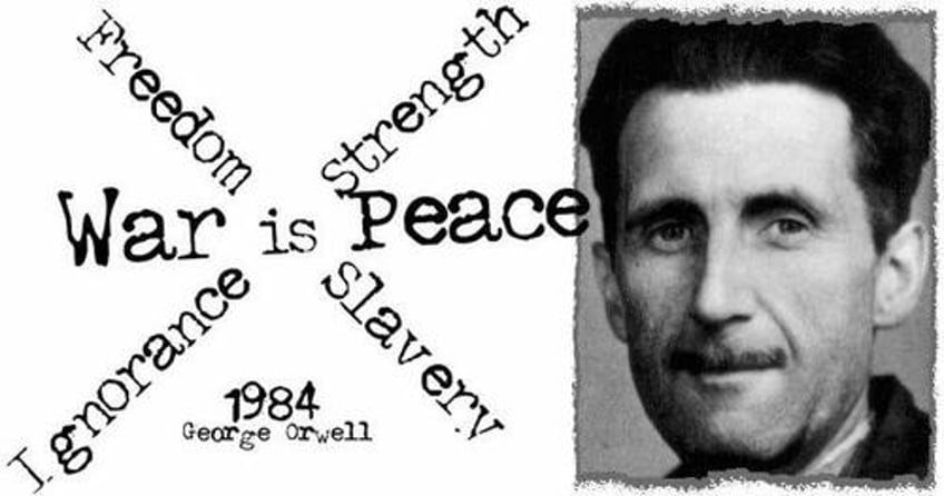the purpose of war according to george orwell 1984
