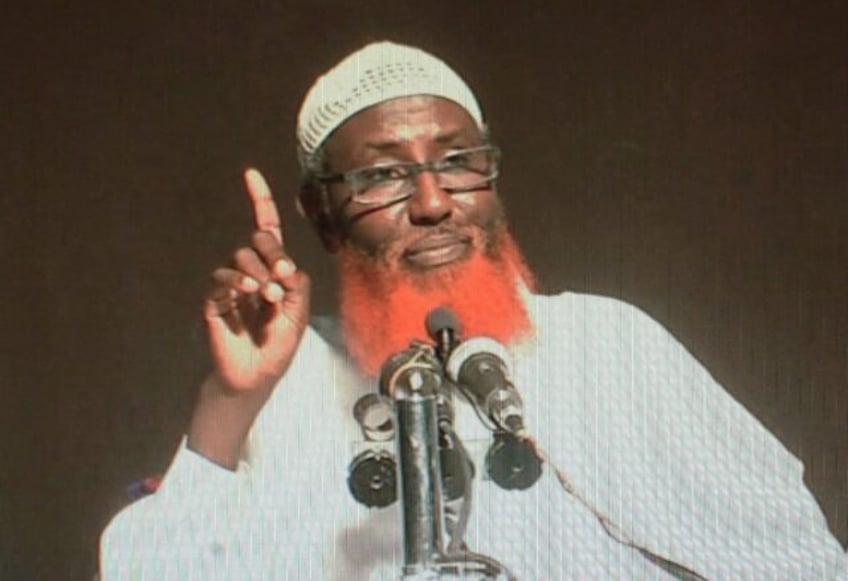 Abdul Qadir Mumin, the Somalian leader of the Islamic State (IS) group, has a beard that's