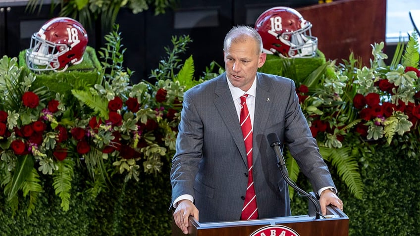 Keln DeBoer is introduced at Alabama