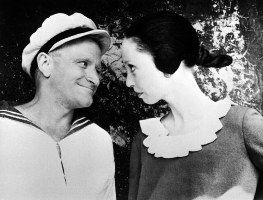 A film adaptation of "Popeye" shows US actress Shelley Duvall playing Olive