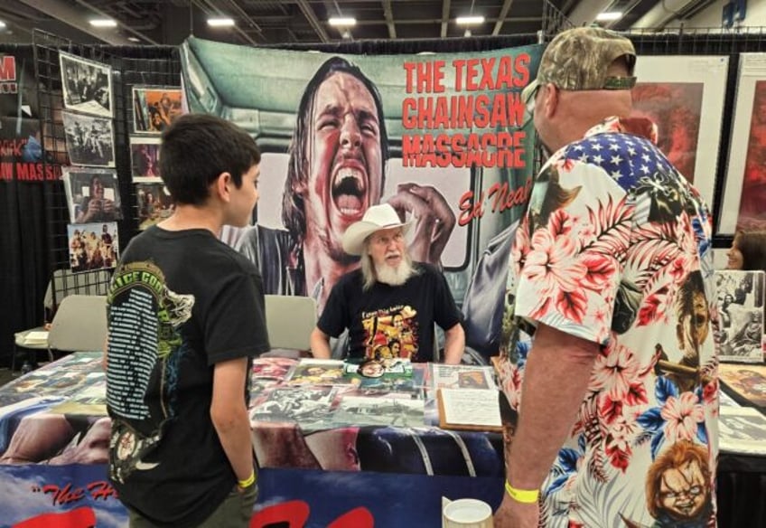 Actor Edwin Neal, who played Hitchhiker "The Texas Chainsaw Massacre," attends the Texas F