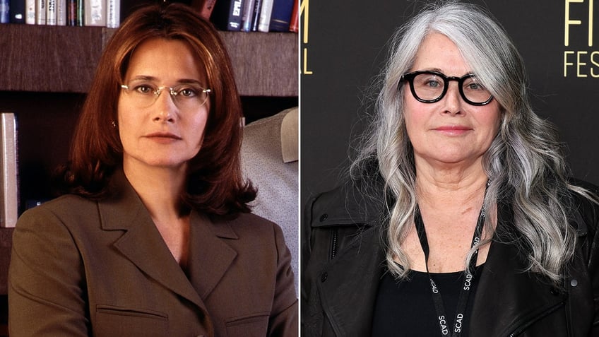 Lorraine Bracco then and now split