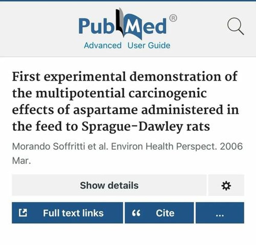 the story of aspartame