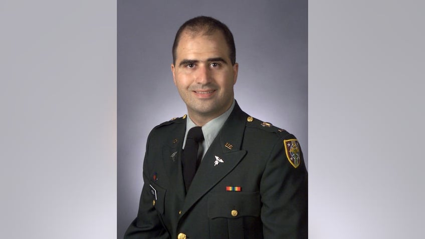 Maj. Nidal Malik Hasan, the U.S. Army doctor convicted in the shooting deaths of 13 people at Fort Hood, Texas, on Nov. 5, 2009. (U.S. Government Uniformed Services University of the Health Sciences via Getty Images)