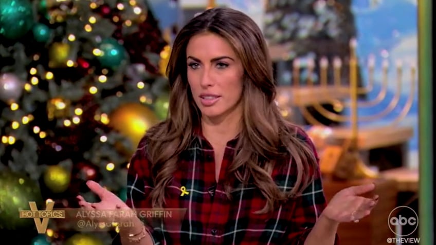 "The View" co-host Alyssa Farah Griffin makes a controversial suggestion