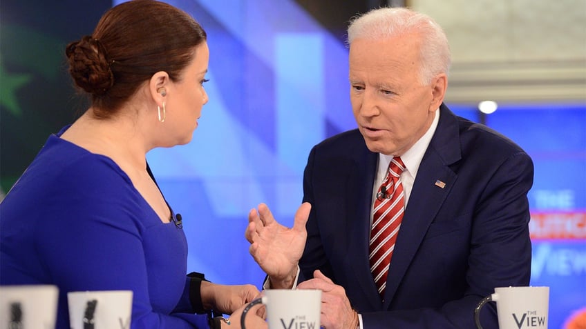 the view co host upset by bidens age narrative he aint dying anytime soon