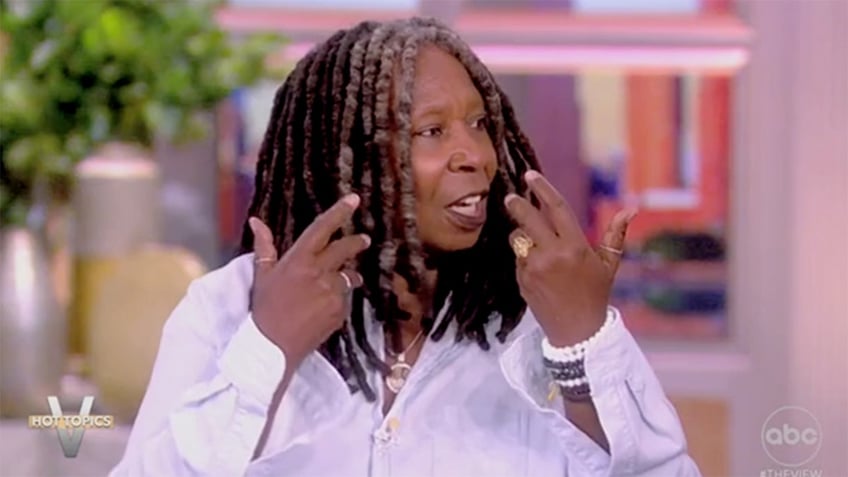 the view derails when whoopi goldberg suddenly asks surprised co host if shes pregnant no oh my god