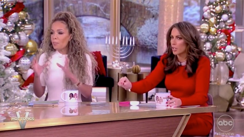 the view hosts clash over rising antisemitism on college campuses free speech let her talk