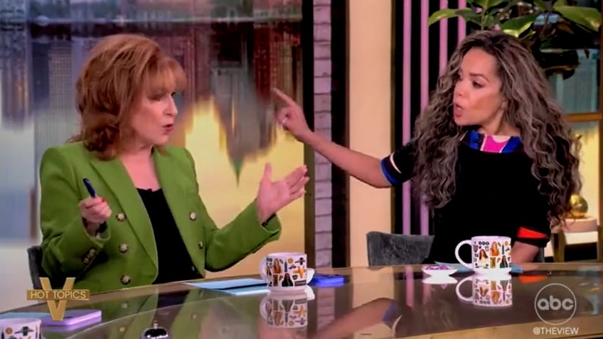 Joy Behar and Sunny Hostin argue on "The View"