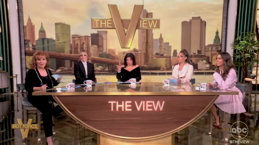 Hosts of The View speaking