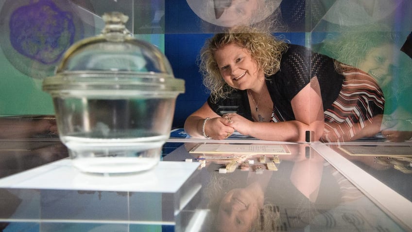 Louise Brown at the Science Museum in London