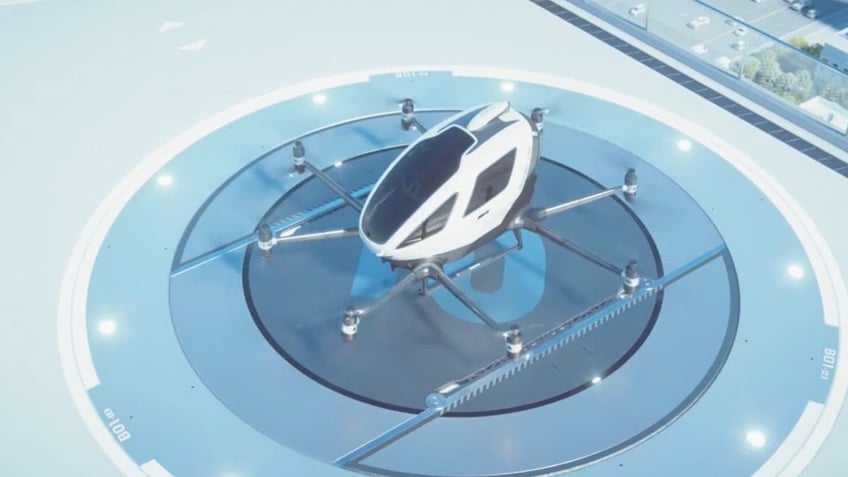 the worlds first certified passenger carrying air taxi takes flight