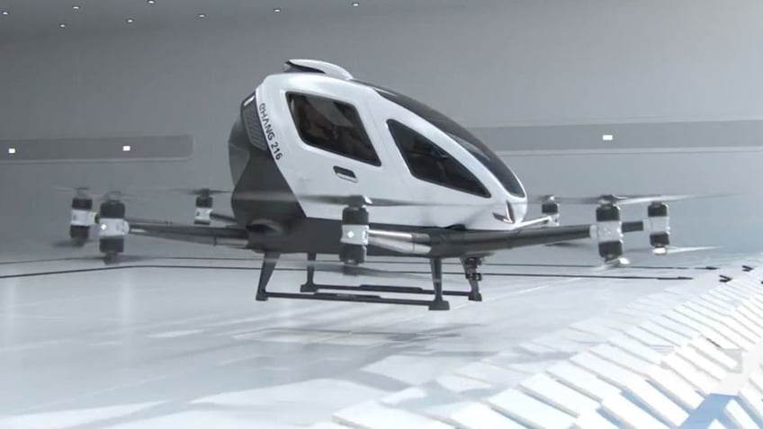 the worlds first certified passenger carrying air taxi takes flight