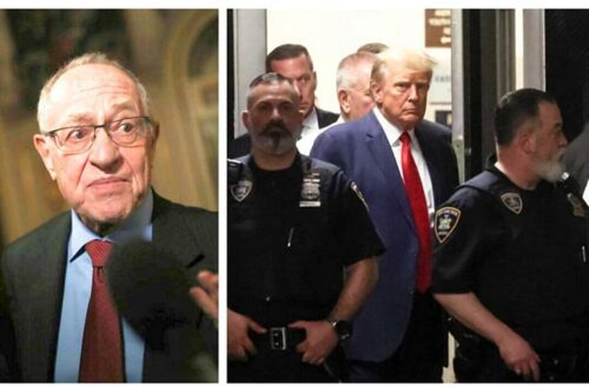 there is no crime dershowitz says braggs case against trump will fail