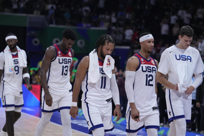 there will be no gold for the usa at the basketball world cup after 113 111 loss to germany