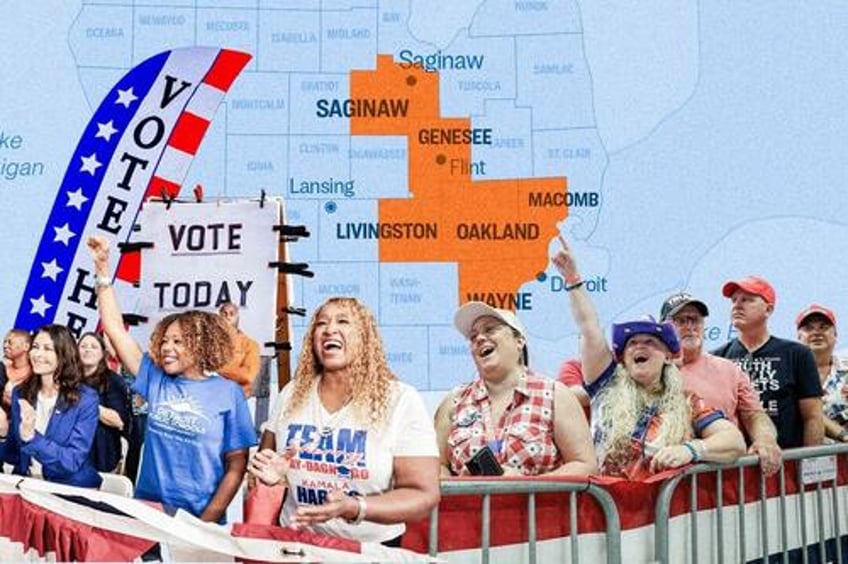 these 6 michigan counties could decide who wins 2024 presidential election