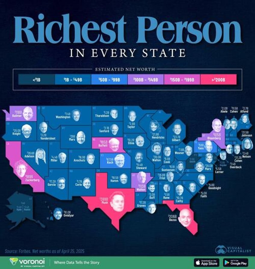these are richest people in every us state