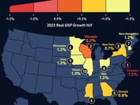 These Are The 10 US States With The Lowest Real GDP Growth