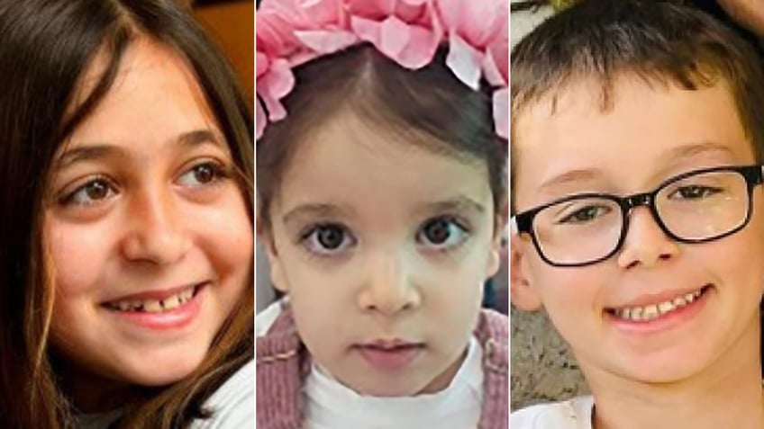 these are the faces of the children held hostage by hamas