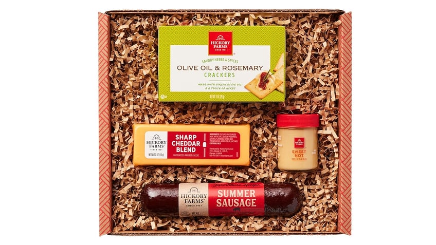 Hickory Farms Farmhouse Meat & Cheese Food Gift Basket