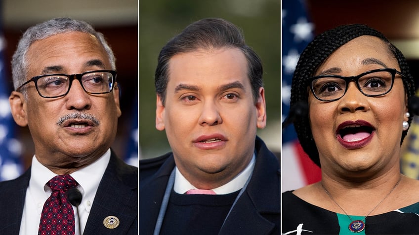 these four house dems voted present or against expelling george santos from congress