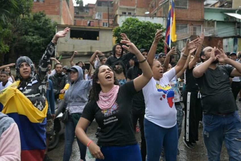 Opponents of Venezuelan President Nicolas Maduro's government held protests in Caracas fol