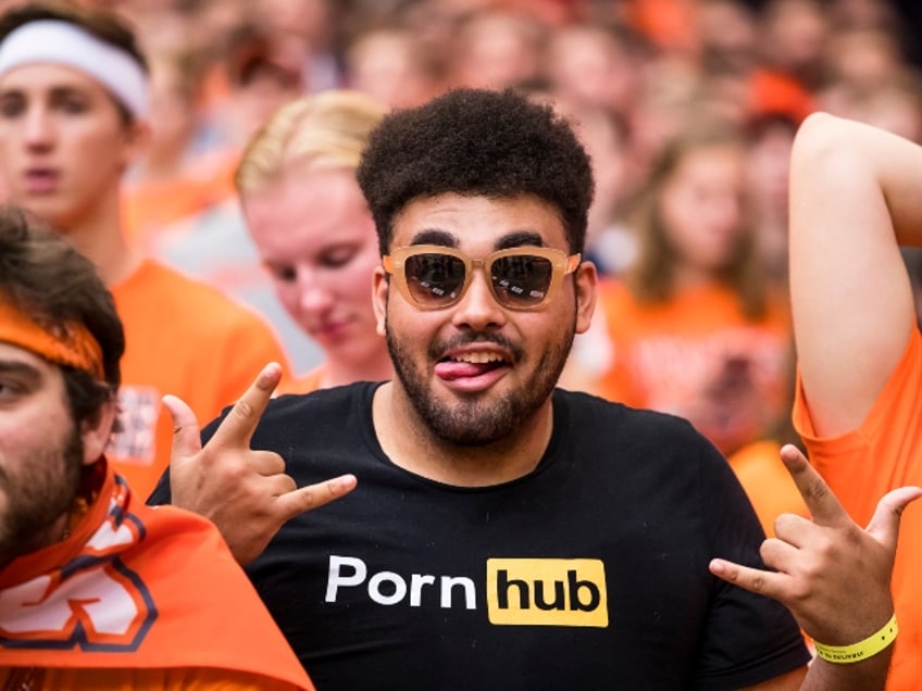 creepy dude in pornhub shirt