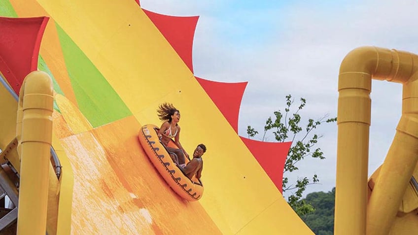 a Lake Compounce water slide