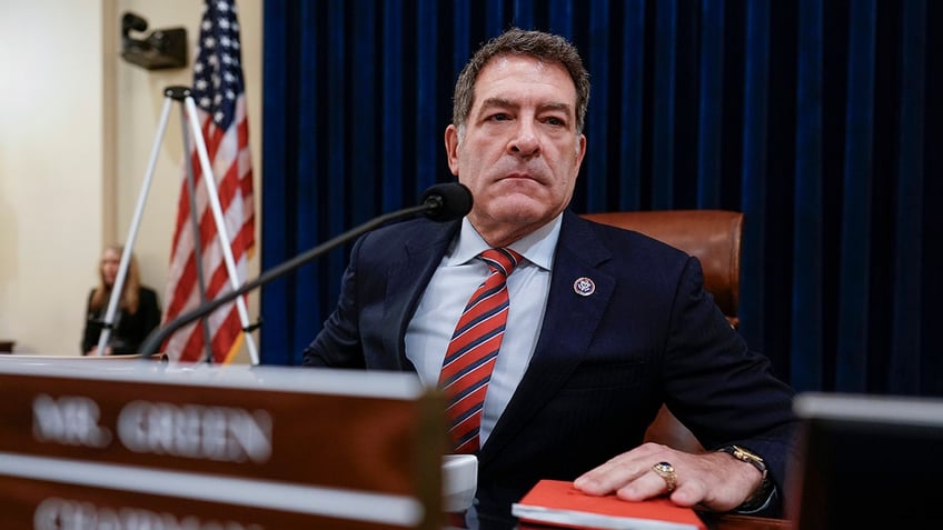 Mark Green sits in committee