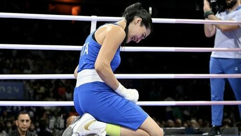 this is unjust female boxer quits olympic match melts down in tears after biological male brutalizes her in 46 seconds