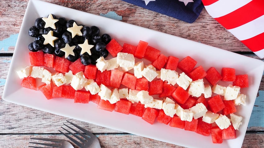 Red, White and Blue Salad