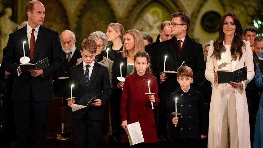 Royal family at Together At Christmas service