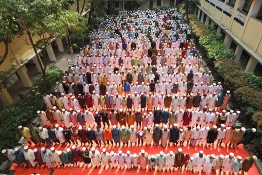 Muslims offer special prayers for rain in the Bangladesh capital Dhaka as an extreme heatw