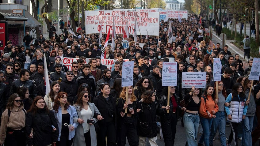 Greece protest