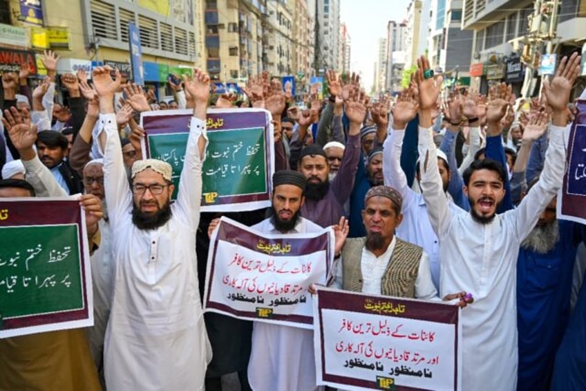 Pakistanis protested against the Supreme Court's top judge after he issued a ruling relate