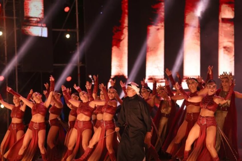 A dance extravaganza by Lebanese troupe Mayyas, who won "America's Got Talent" in 2022, dr