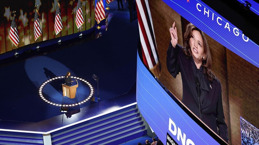 Kamala Harris speaks on Day 4 of the Democratic National Convention