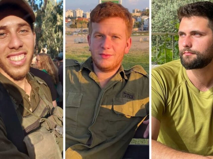 Soldiers killed in southern Gaza on May 28, 2024. Left to right: Staff Sgt. Uri Bar Or, St