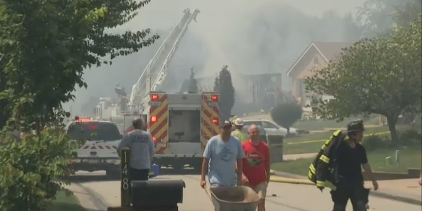 three missing three hospitalized after house explosion rocks pittsburgh suburb