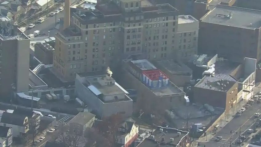 three staff stabbed at new jersey hospital following fight between visitors