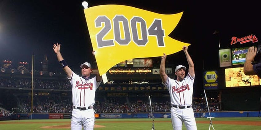 throwback clip of john smoltz getting hit by a pitch prompts roast from ex braves teammate chipper jones