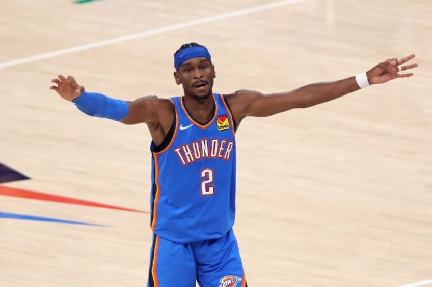 Oklahoma City star Shai Gilgeous-Alexander, the NBA regular-season MVP and Western Confere