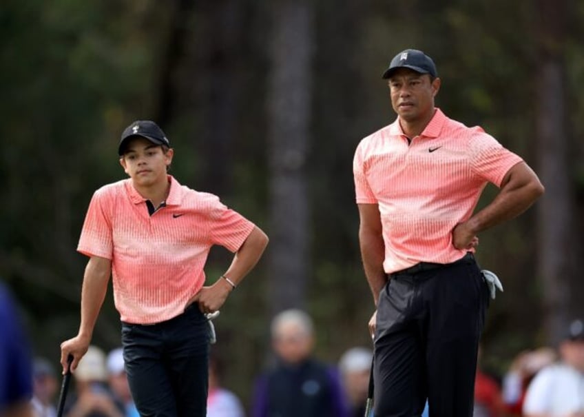 tiger woods and son charlie to play in parent child event