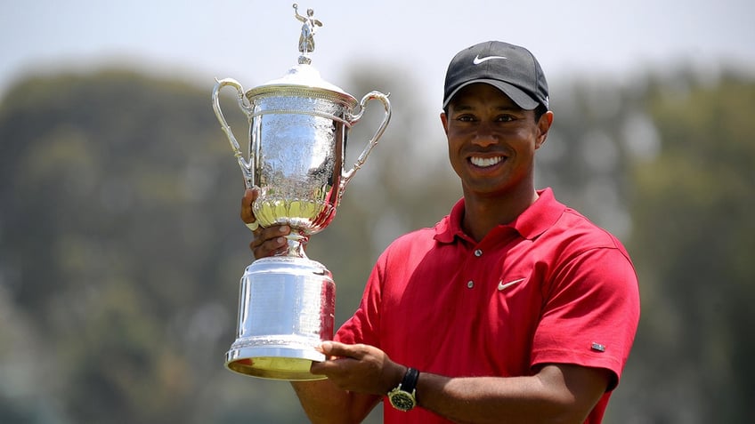 Tiger Woods at the 2008 US Open